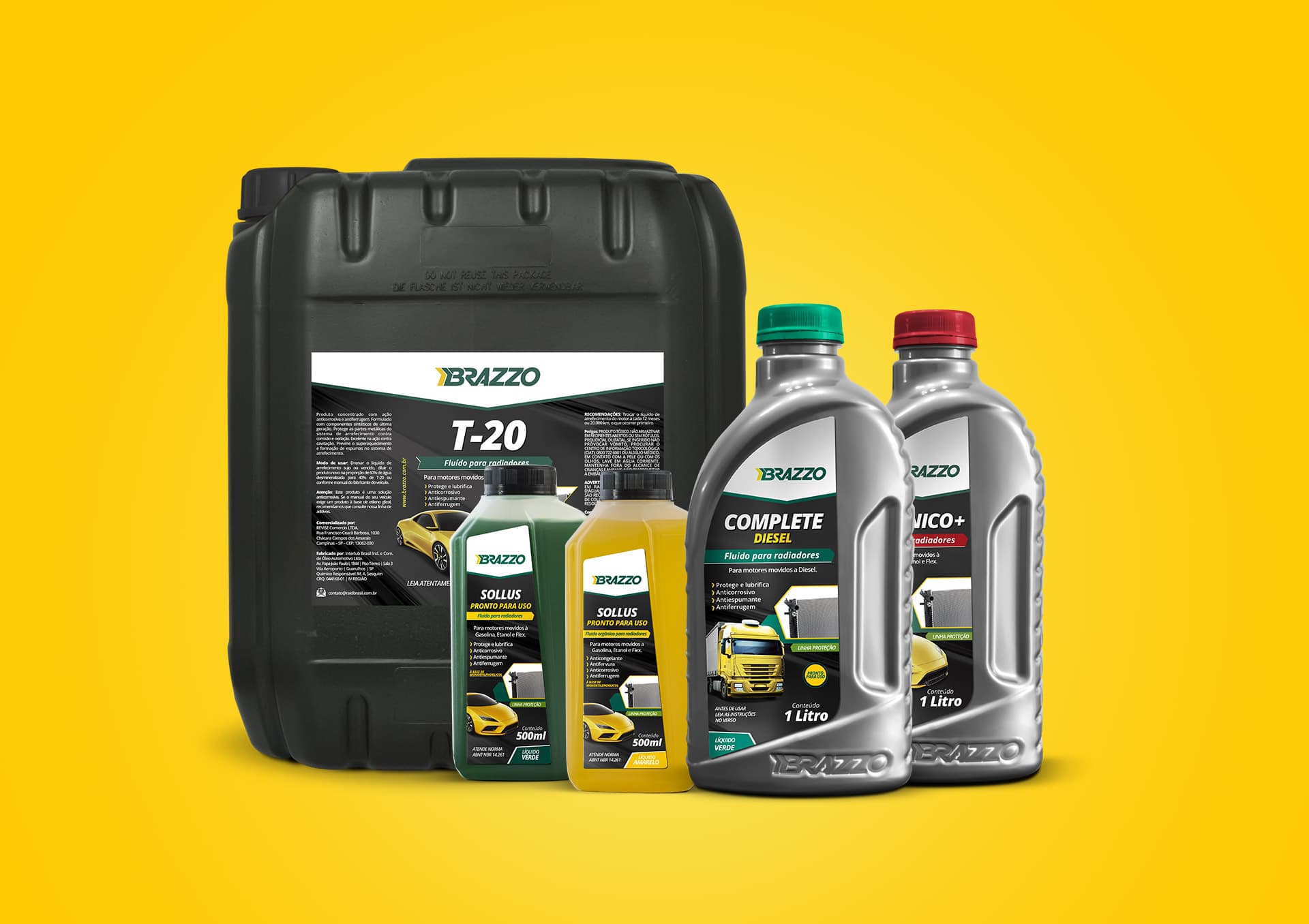 Padrão de embalagens BRAZZO